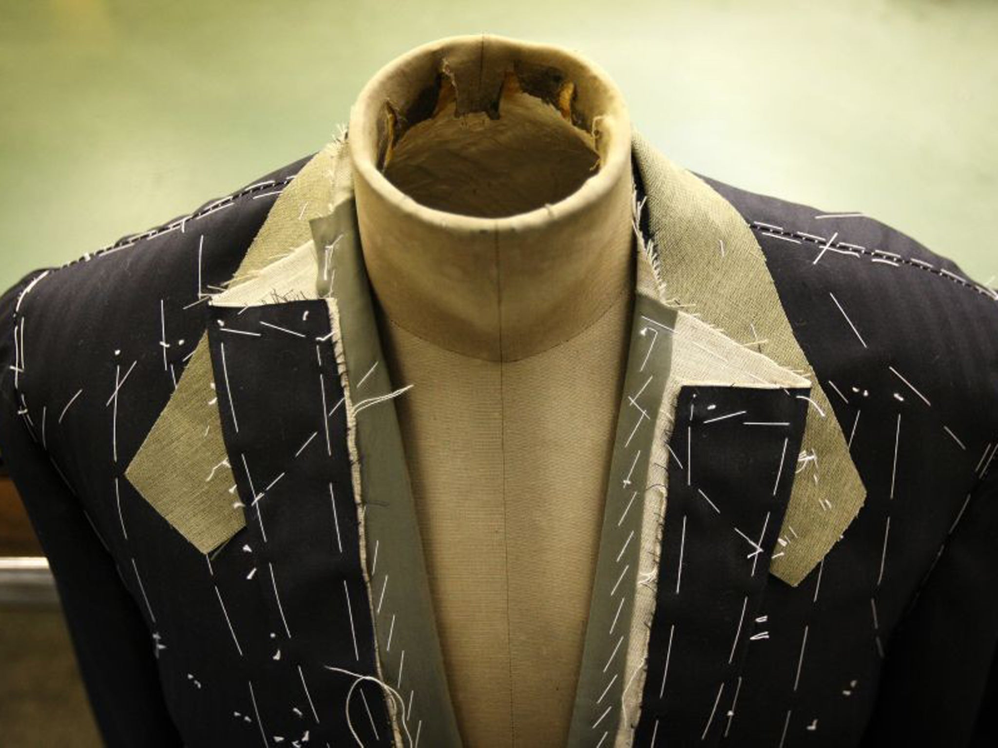 Nothing is straightforward on the street that is the home of the bespoke suit