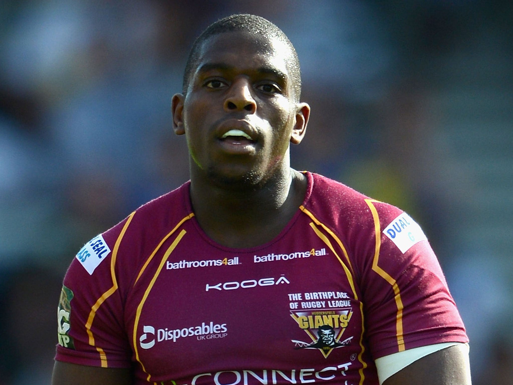 Double cross: Jermaine McGillvary scored two tries for the Giants