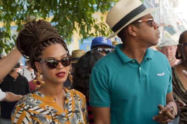 U.S. singer Beyonce and her husband, rapper Jay-Z, tour Old Havana, Cuba