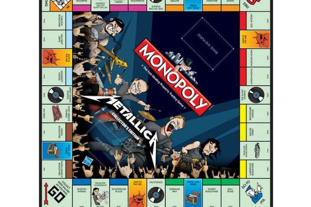 Monopoly boards: Metallica