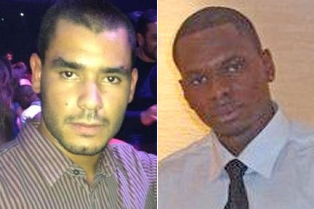 Grant Cameron, left, and Karl Williams allege they were beaten and electrocuted after being imprisoned in Dubai