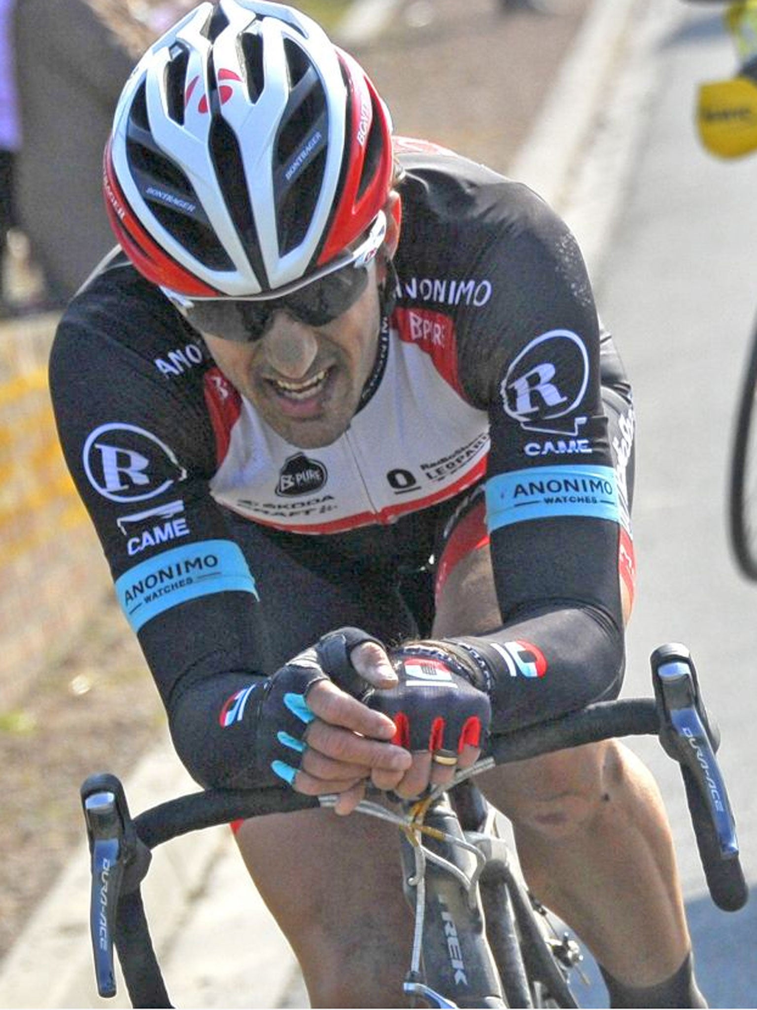 Fabian Cancellara claimed a third Paris-Roubaix title yesterday