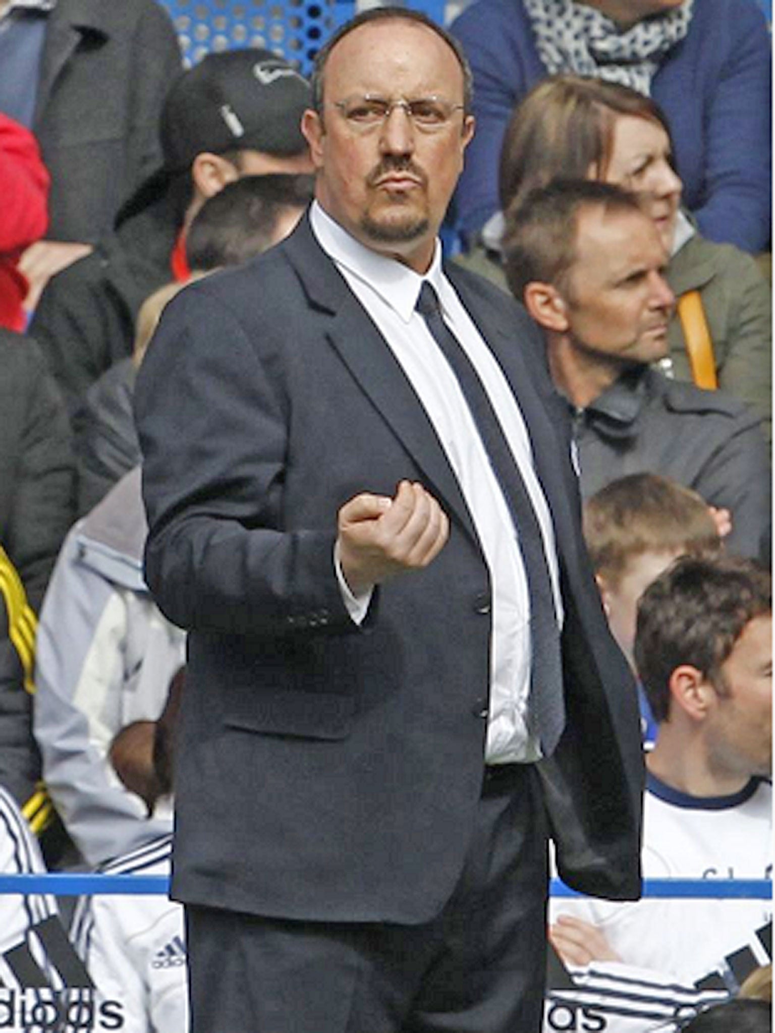 Rafa Benitez accepts he will not win over the Chelsea fans