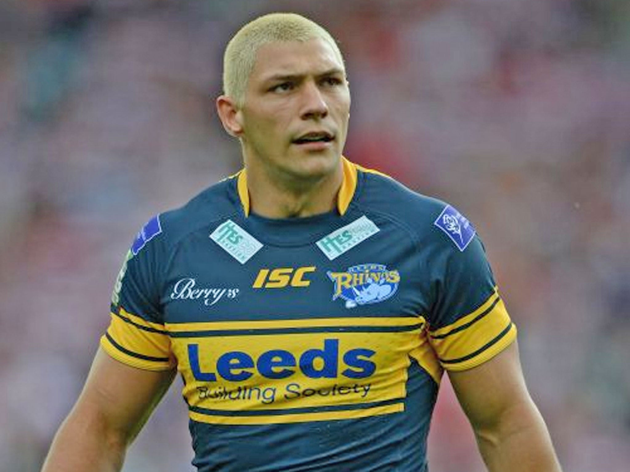 Ryan Hall squeezed in for two touchdowns as Leeds won 28-22