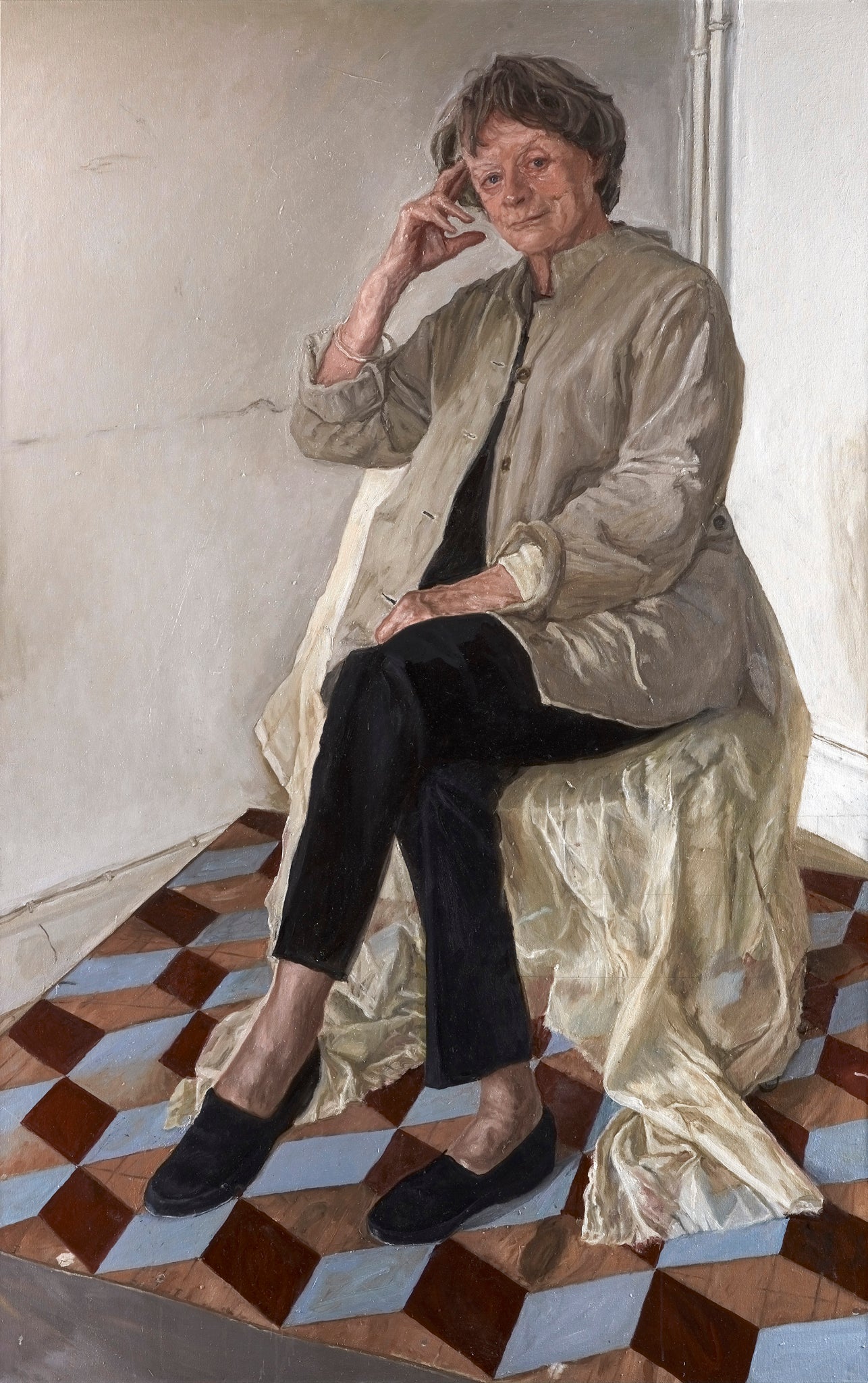 Dame Maggie Smith by James Lloyd, 2012