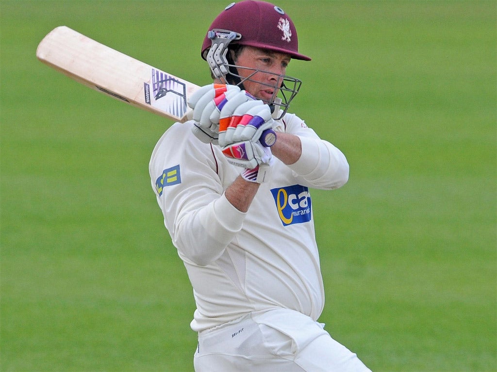 Somerset's inspirational captain Marcus Trescothick