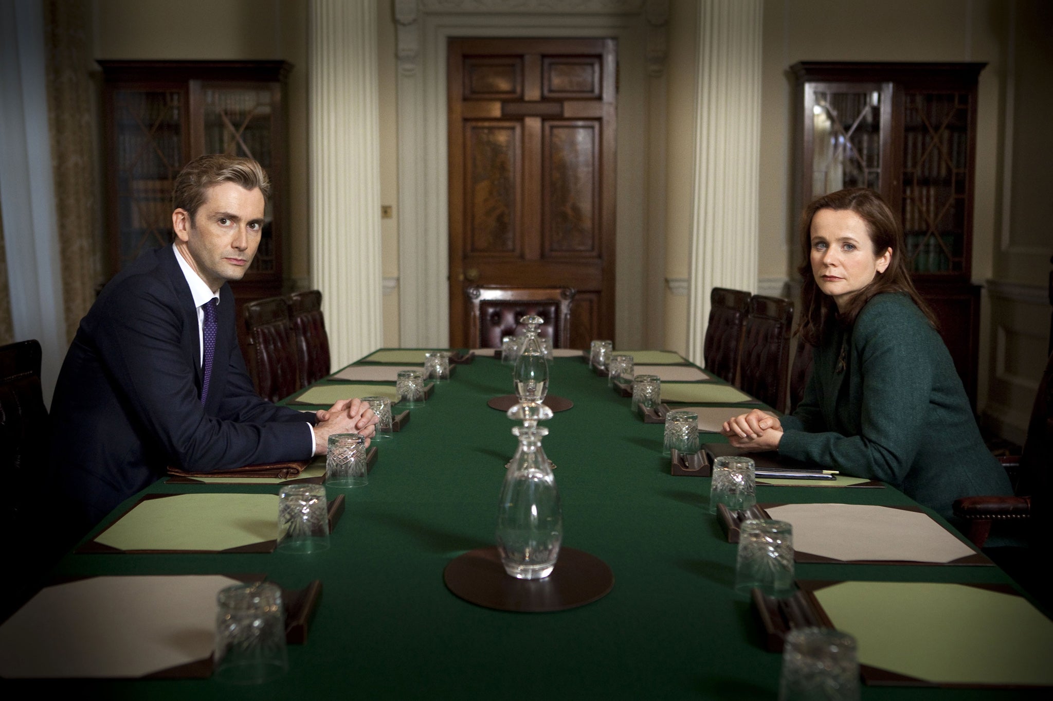 David Tennant with Emily Watson starred in ‘The Politician’s Husband’ (2013)