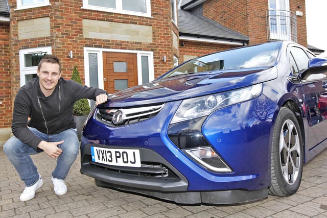 Jag's Vauxhall Ampera gives excellent fuel economy and low emissions