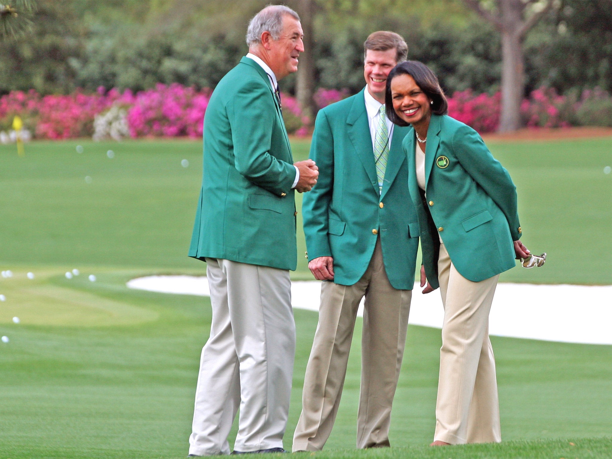 Condoleezza Rice is one of Augusta’s first female members