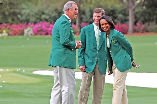 Condoleezza Rice is one of Augusta’s first female members