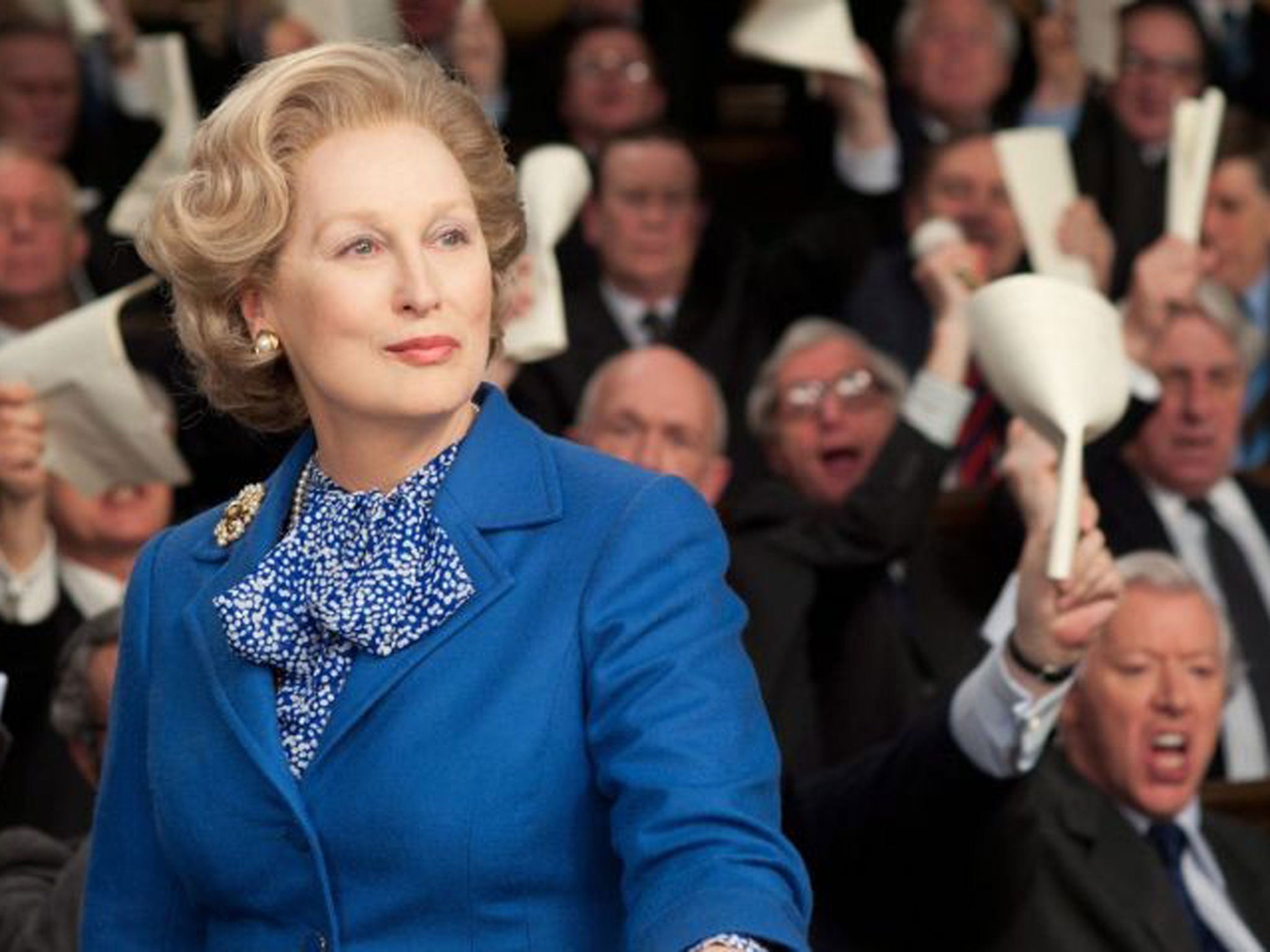 Meryl Streep as Margaret Thatcher in 2011's The Iron Lady