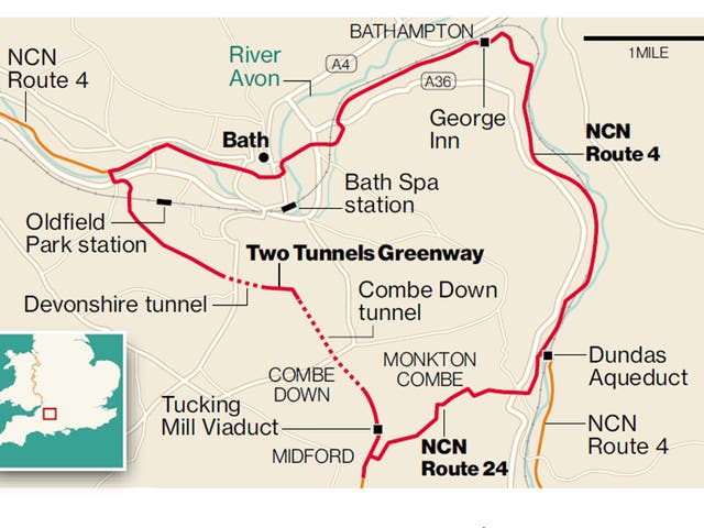 Combe Down Tunnel Map Tunnel Vision For Bath | The Independent | The Independent