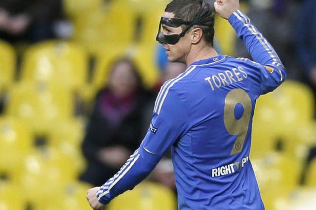 Fernando Torres put Chelsea in front inside five minutes with a fine lob to put Chelsea on course