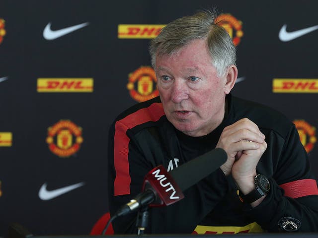 Manchester United manager Sir Alex Ferguson