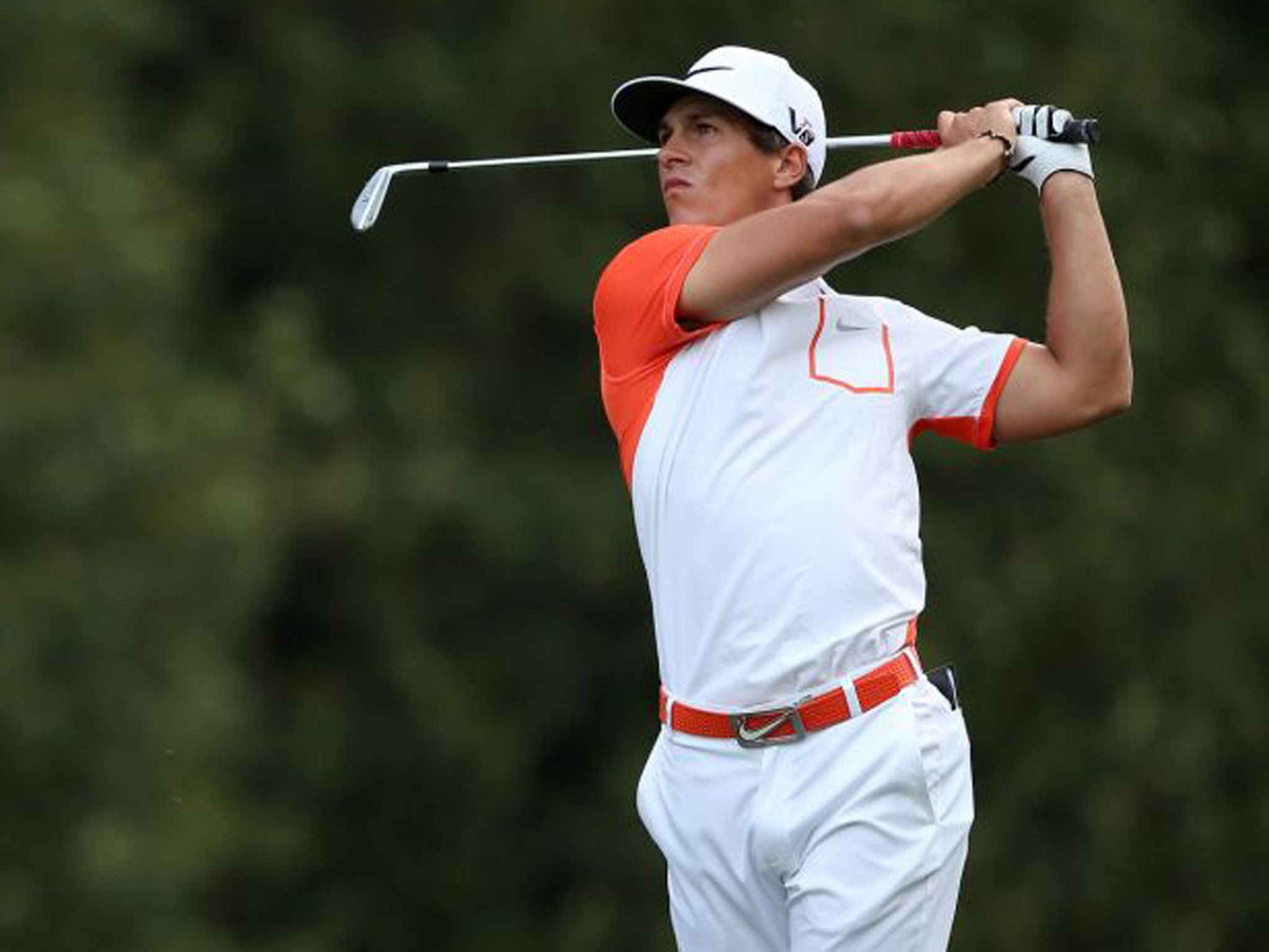 Denmark’s Thorbjorn Olesen posted an under par score from the first six groups