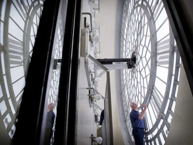 Hands of time: A clock mechanic in Big Ben, a place the public needs special permission to visit