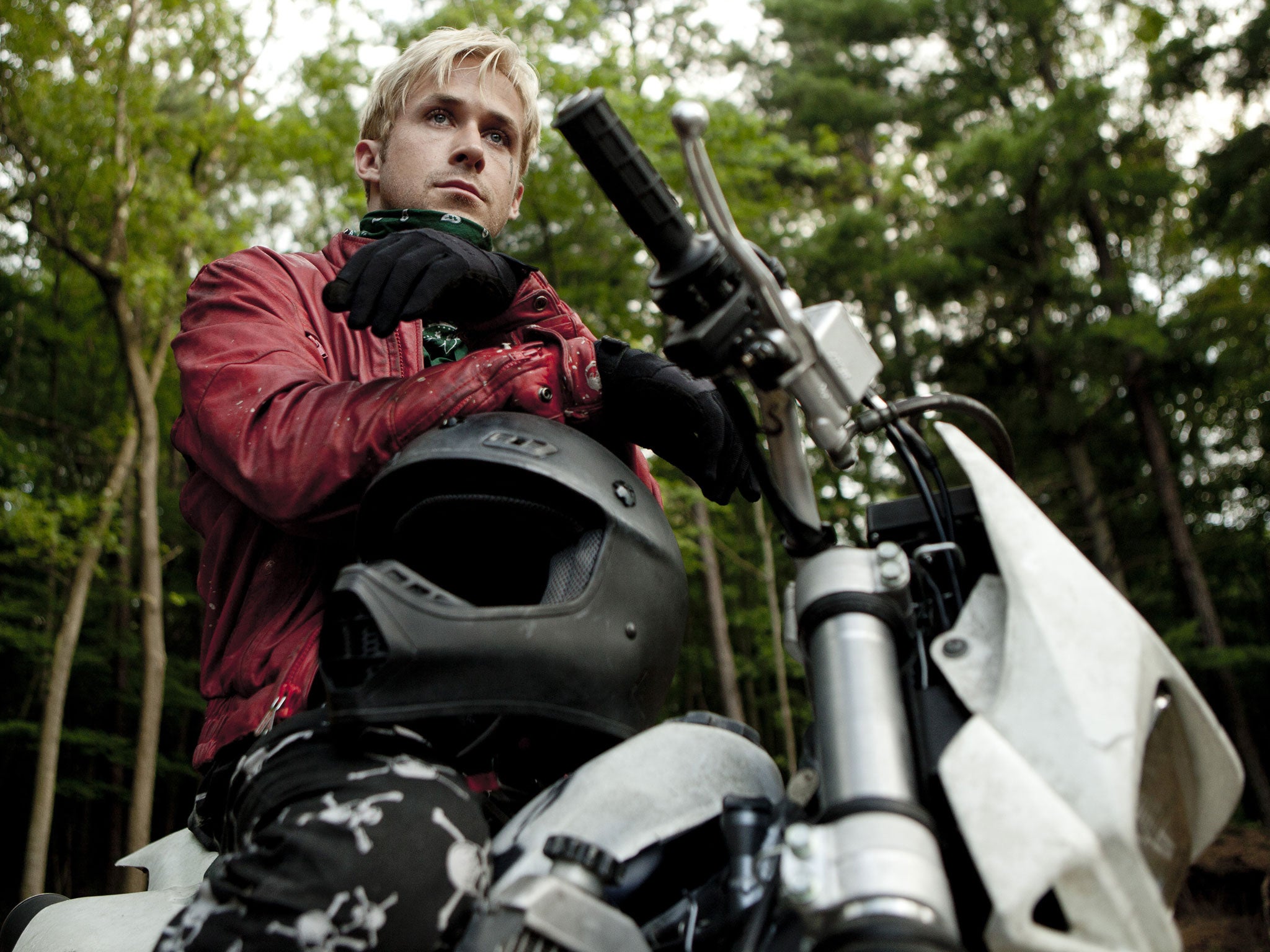 Cool hand: Ryan Gosling as the heroic, big-hearted bank-robber in The Place Beyond the Pines