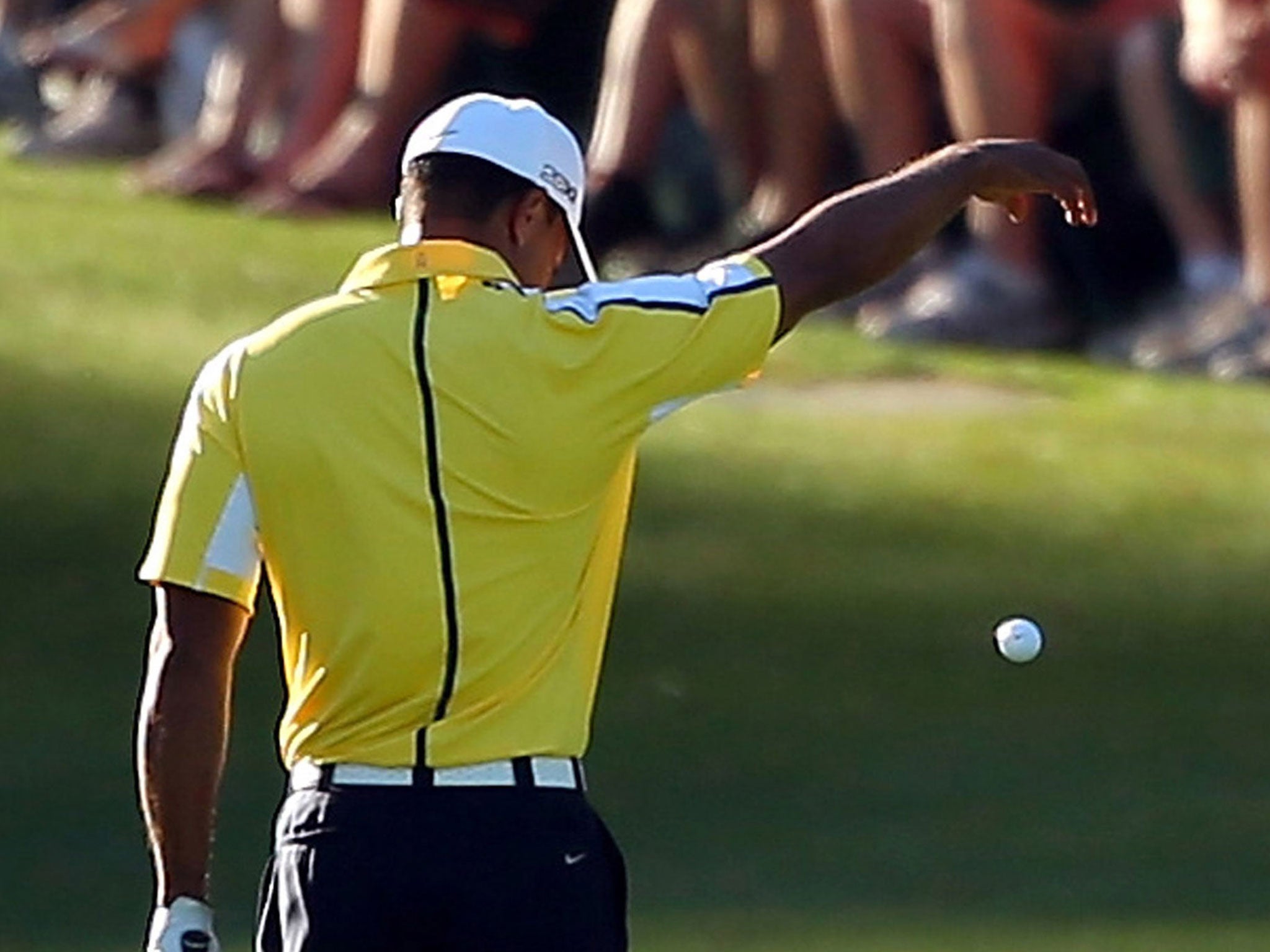 Drop it: Tiger Woods may regret his decision to continue at Augusta