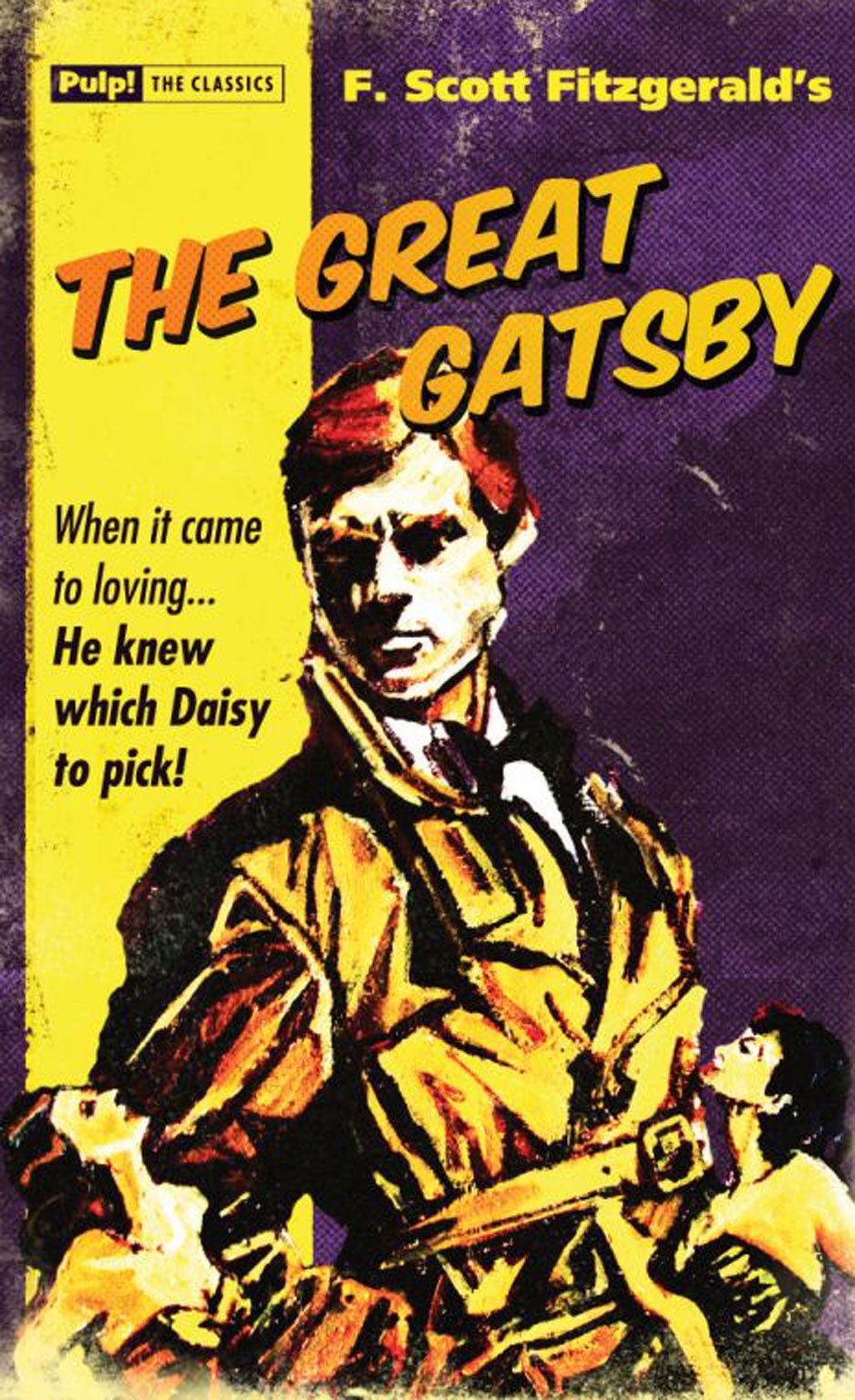Oldcastle Books' "pulped" cover of the Fitzgerald's classic, The Great Gatsby