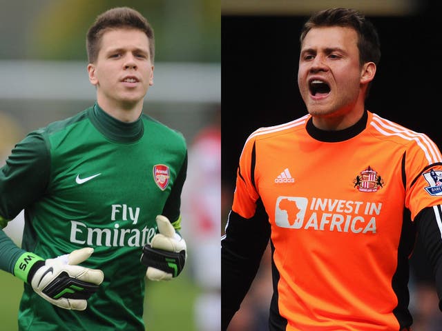 Wojciech Szczesny and Simon Mignolet