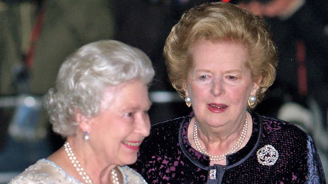 Margaret Thatcher and the Queen: The two most powerful women in ...