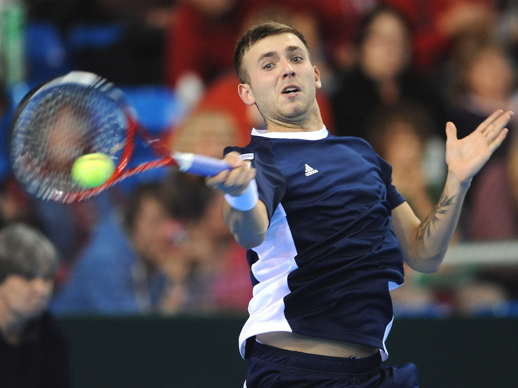 Dan Evans has not competed outside Britain or Ireland in over a year