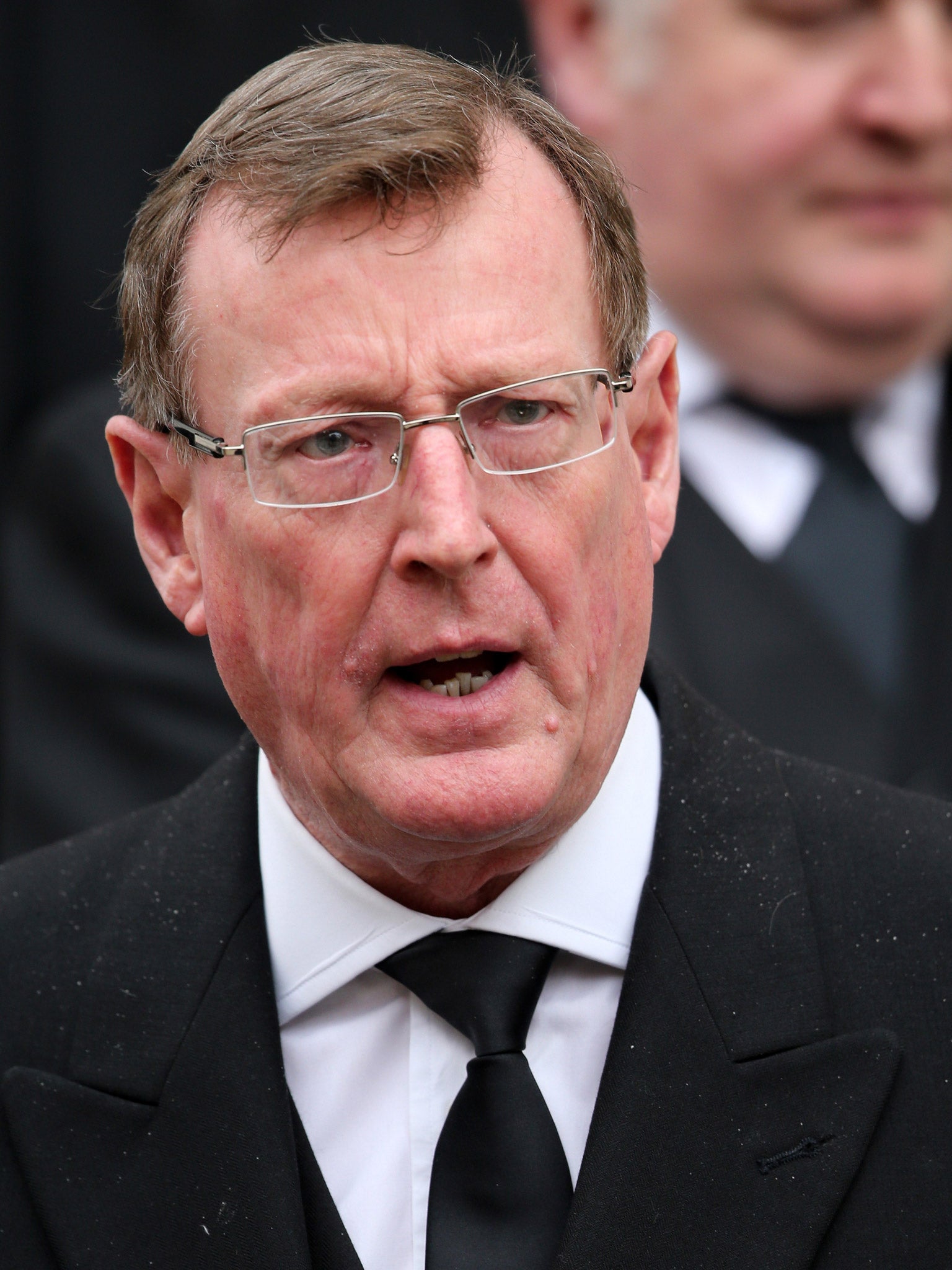 Lord Trimble, the former Northern Ireland First Minister, said people should be "grown up" about the DUP's controversial demands
