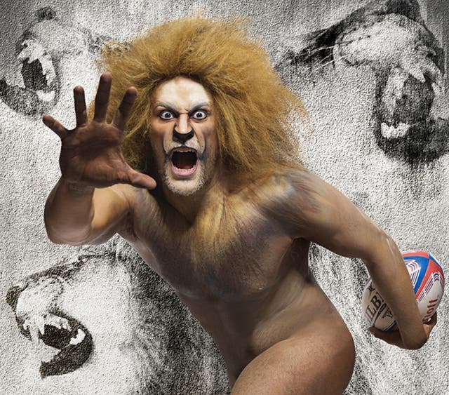 Chris Cracknell is the lion