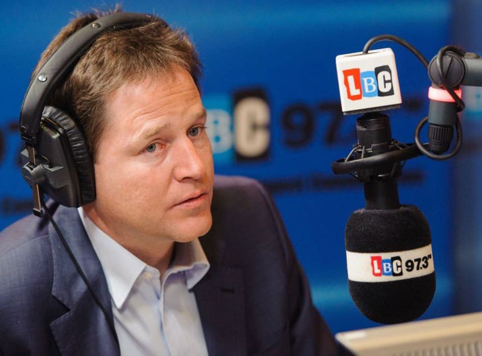 Nick Clegg has distanced himself from the Prime Minister's claim that "we are all Thatcherites now"