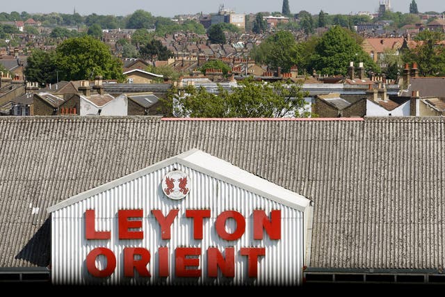 A view of Leyton Orient's ground, Brisbane Road