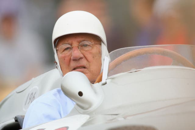 Sir Stirling Moss drives the 1954 Mercedes Benz during day two of the Goodwood Festival of Speed at the Goodwood Estate on July 4, 2009 in Chichester, England.