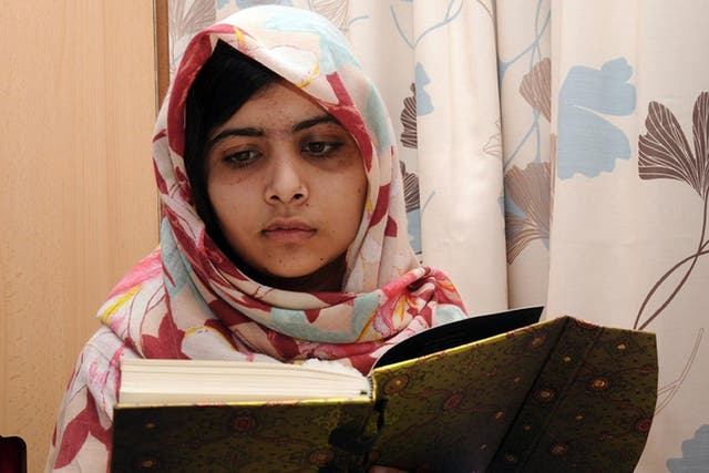 Malala Yousafzai, the schoolgirl who was shot by the Taliban for her activism