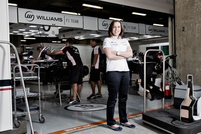 Williams says: 'To grow up around Formula One was magical. The Williams factory was a second home for me.'