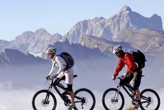 Go for a spin: cycling in the Faloria ski area