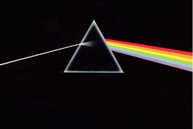 One of the world’s best-known covers. Thorgeson has described the triangle as “a symbol of ambition” but said the black background made all the difference.