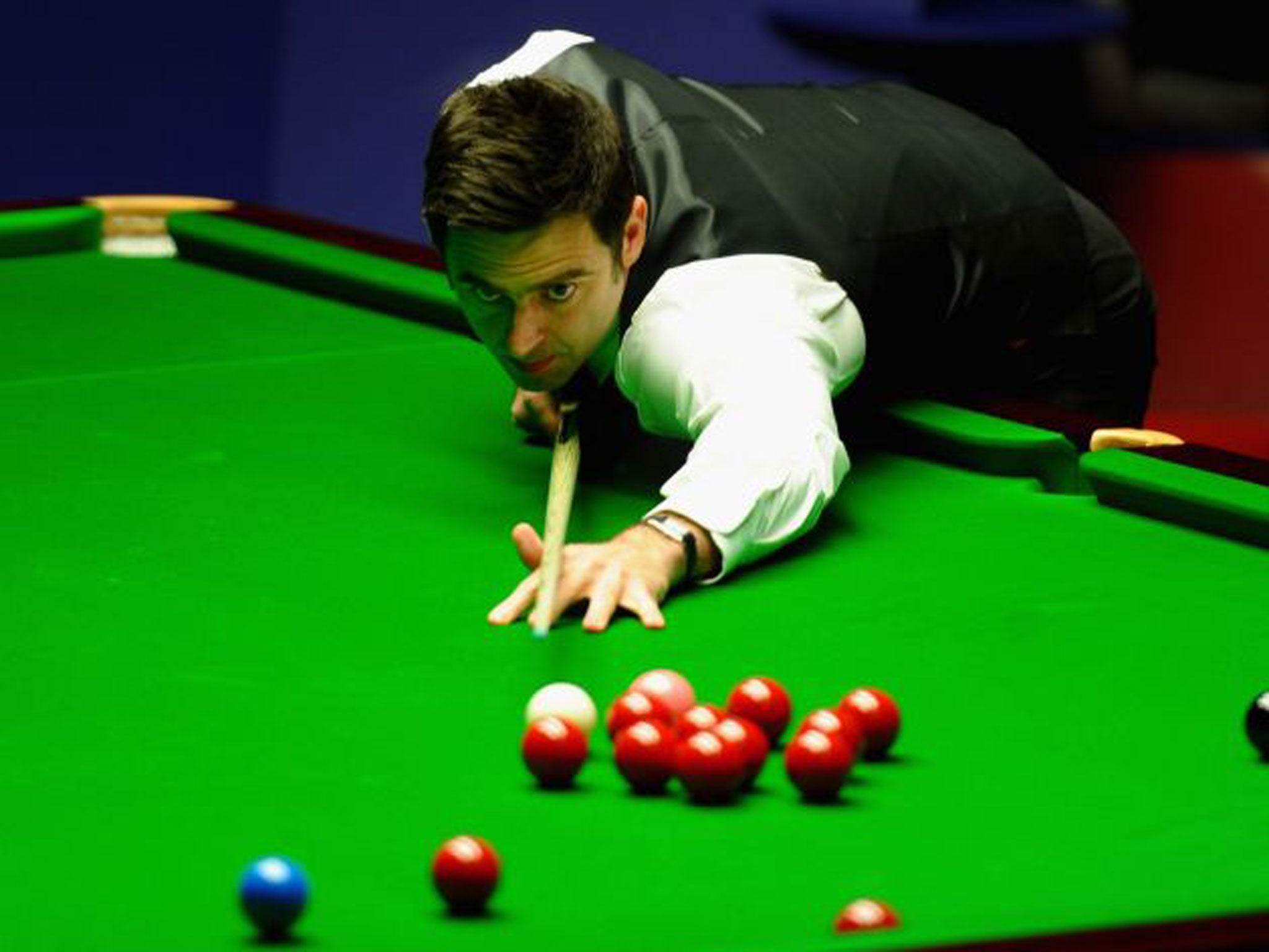 Ronnie O’Sullivan is back on the green baize