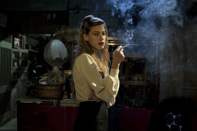 Distracting: Tea Falco is a tormented beauty in Bertolucci’s Me and You