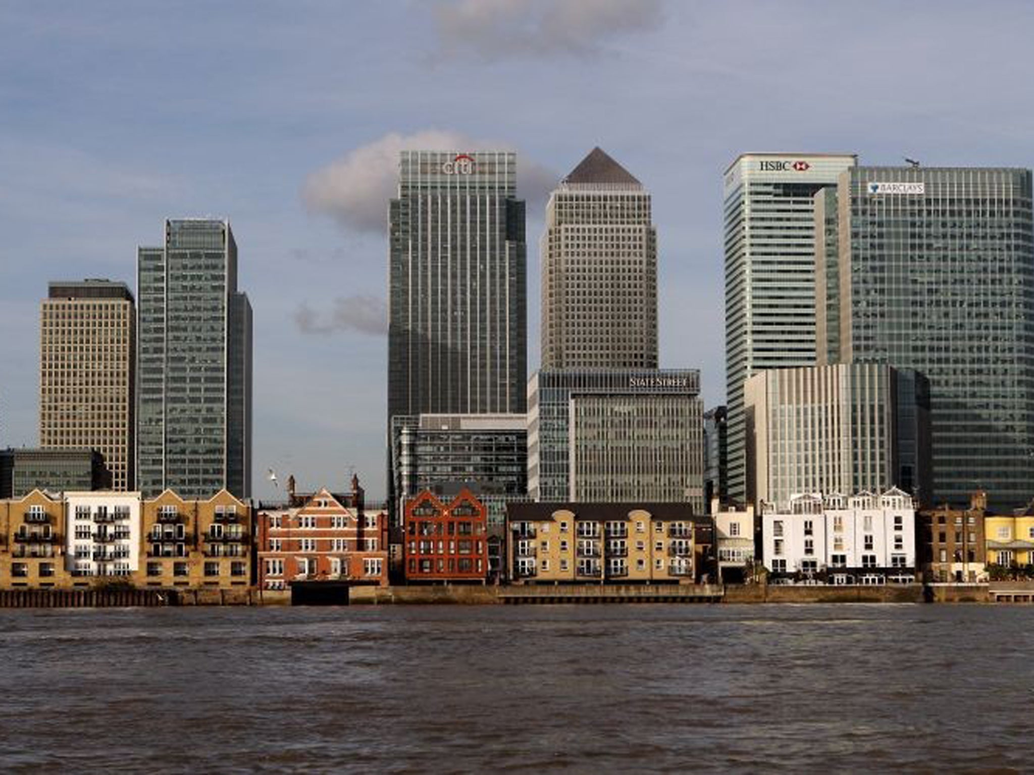 High risers: Rental prices in London's Docklands recovered within a year of the market crash
