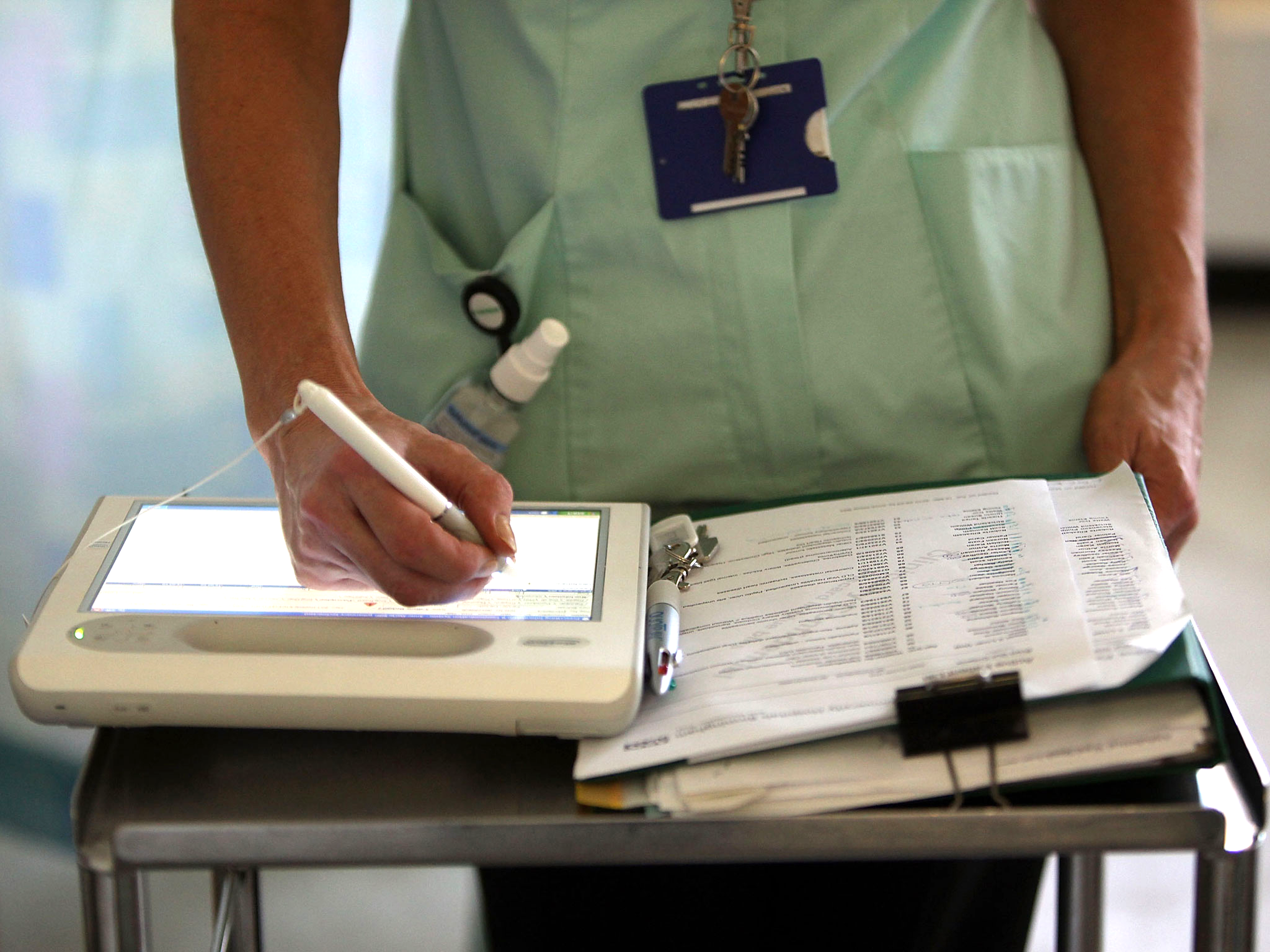 Pen-pushing: Nurses say they have to do far too much paperwork