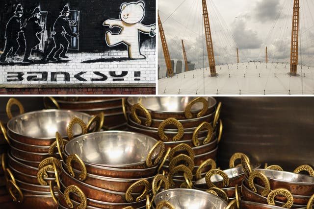 Banksy, the Dome and curry are three of the things that symbolise the best of England