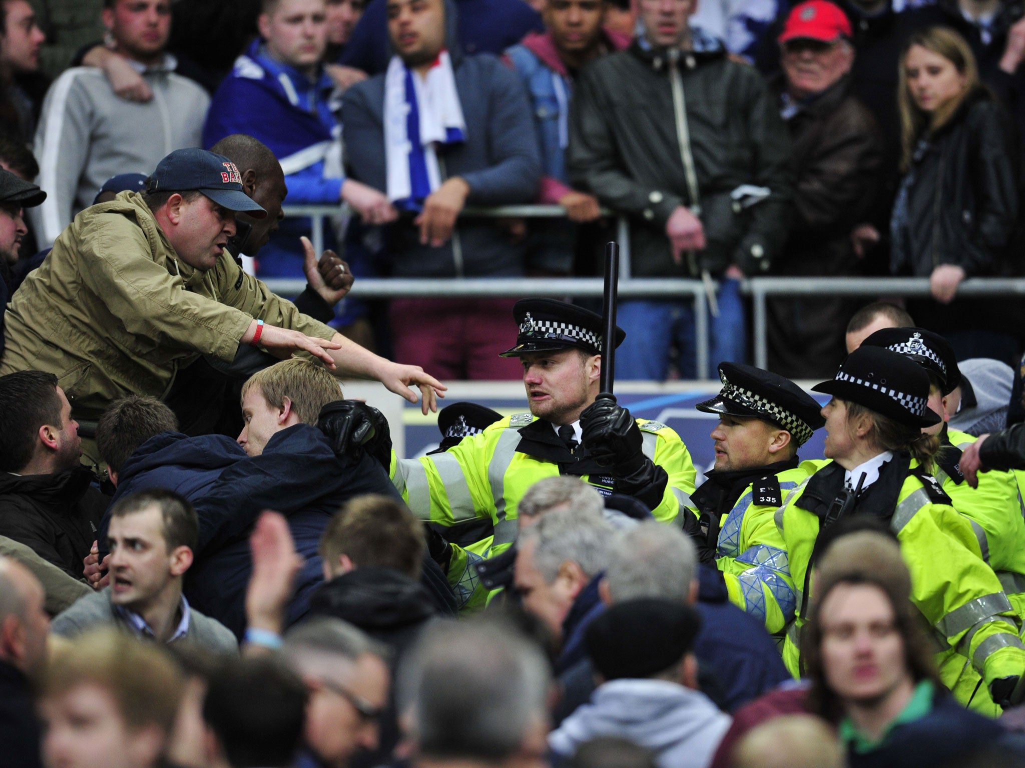 The club's community programme will work to undo the damage caused to its image by rioting fans