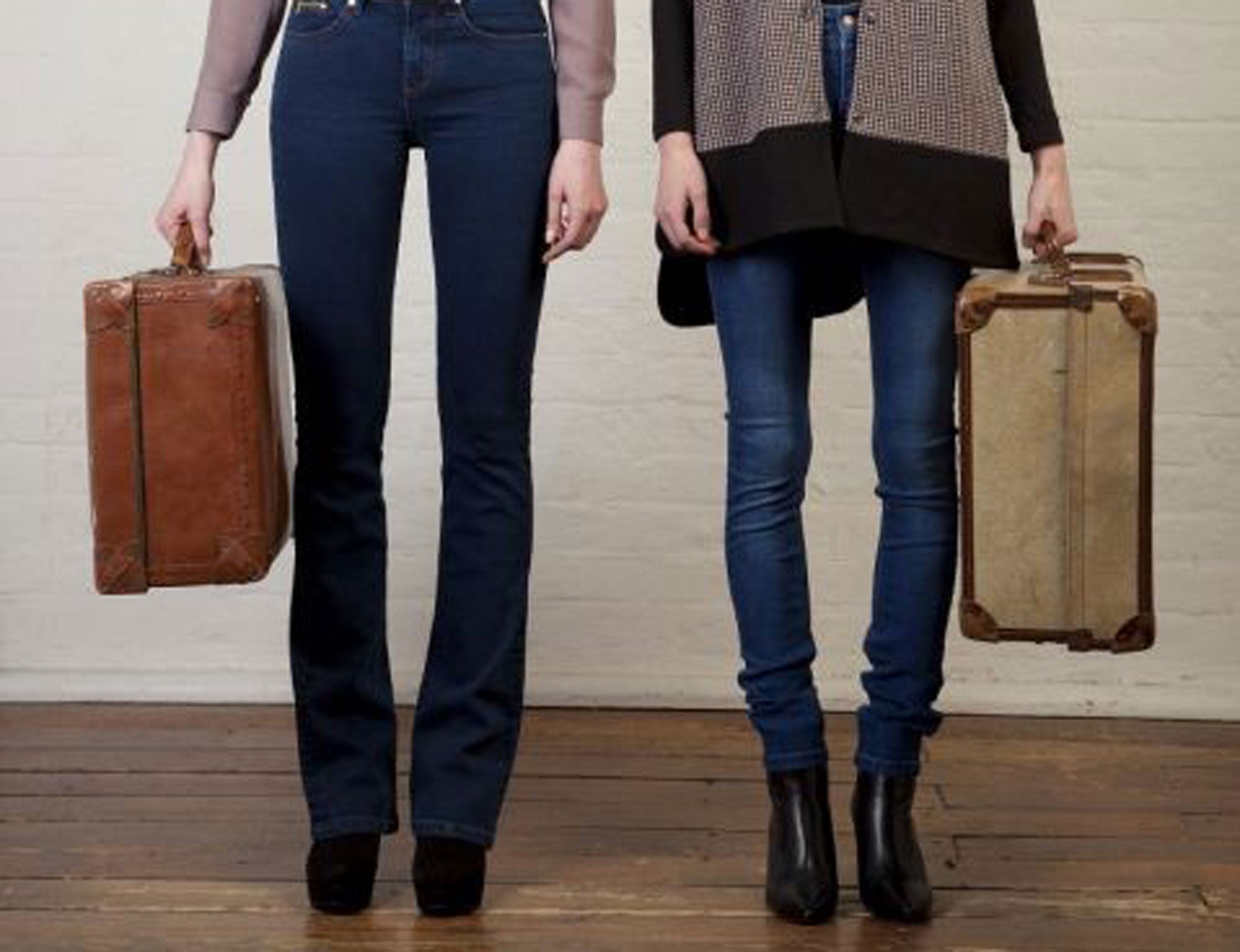 How to Style Different Cuts of Jeans This Fall: Skinny, Straight, & Bootcut