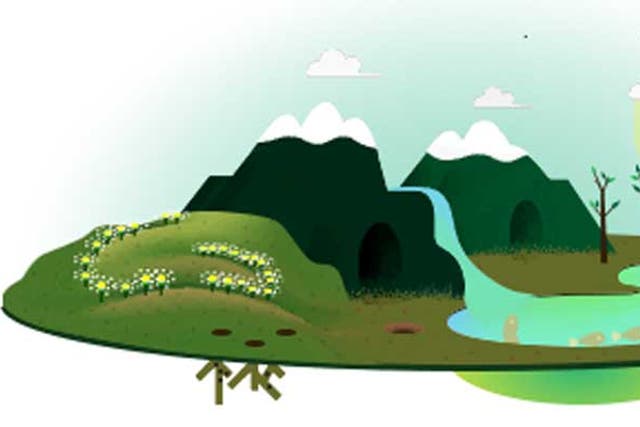 22 April 2013: Google's Doodle for Earth Day 2013
