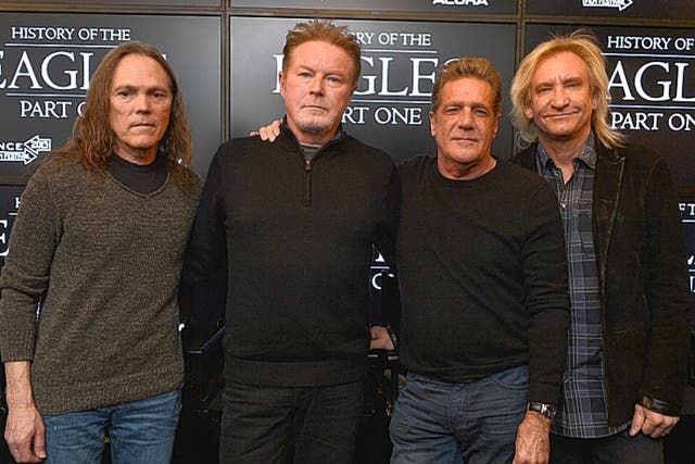 Timothy B Schmit, Henley, Frey and Walsh in January of this year