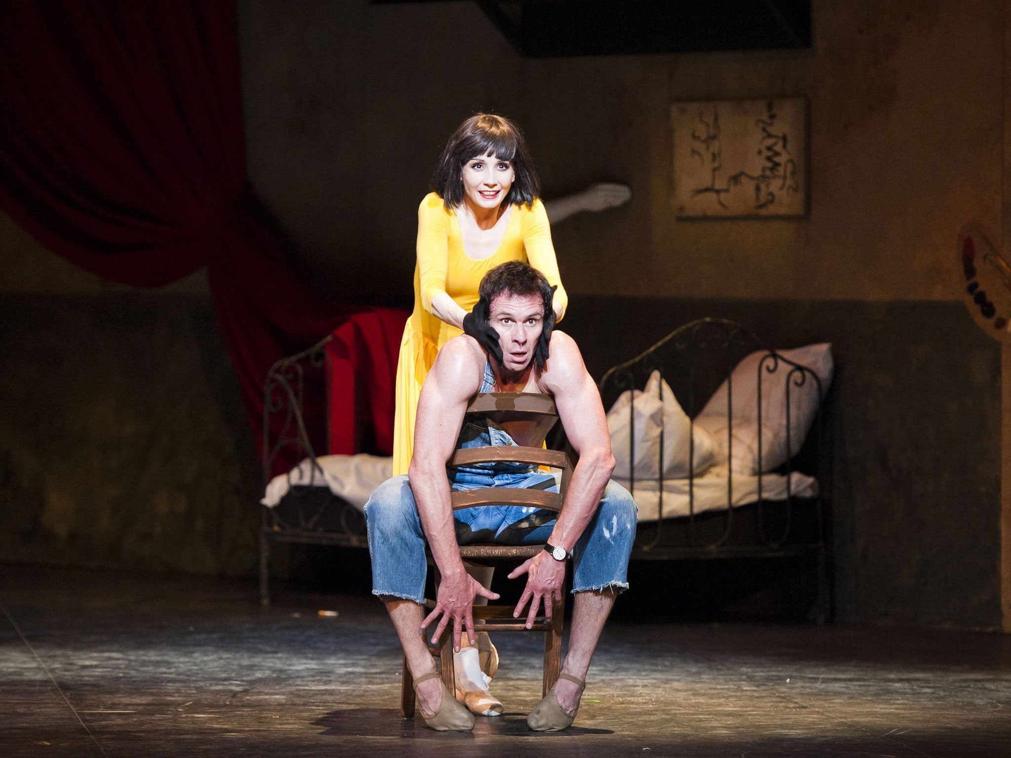 A scene from 'Le Jeune Homme et la Mort', with Nicolas Le Riche and Tamara Rojo