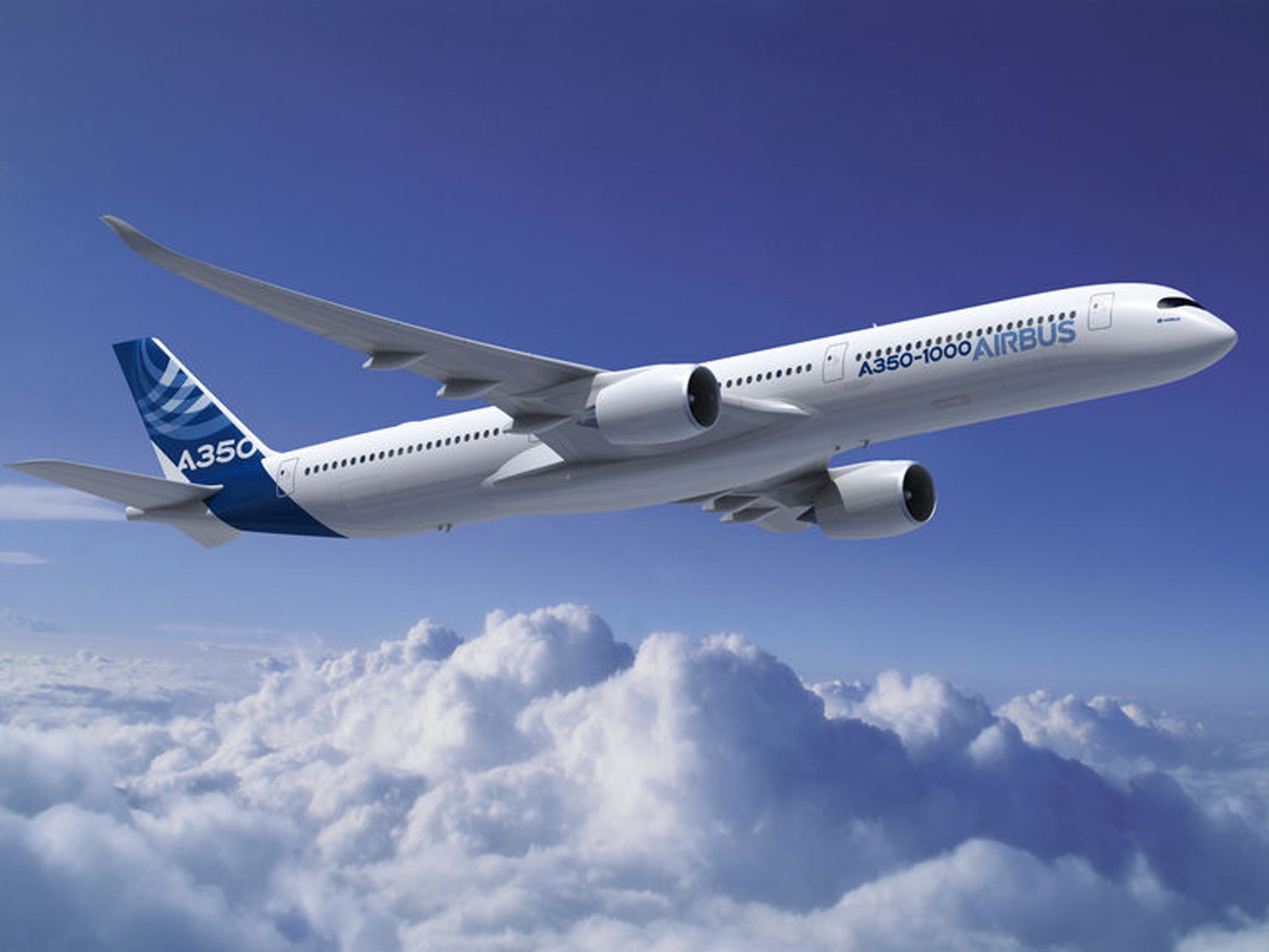 New Airbus A350 aircraft