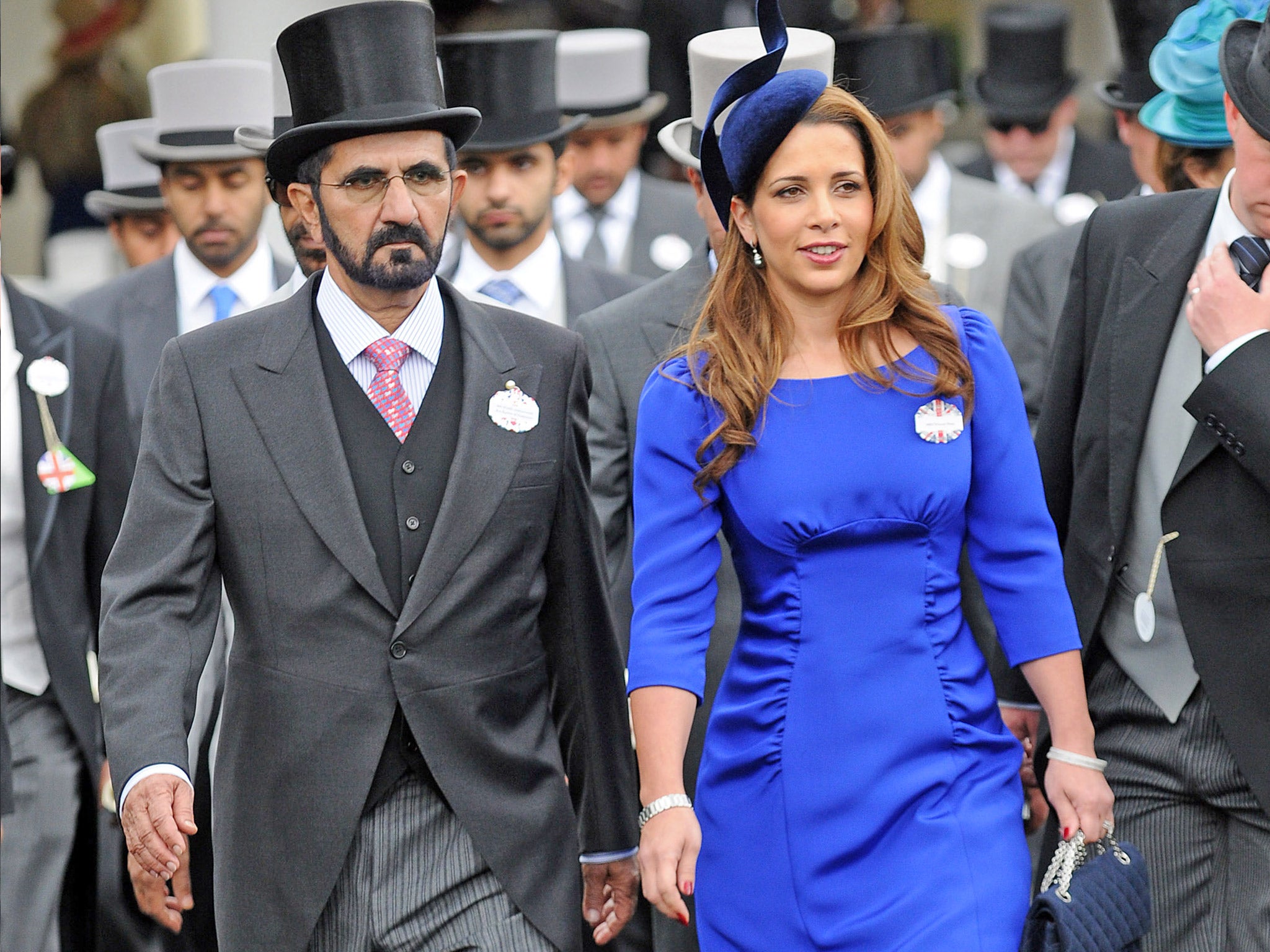 Sheikh Mohammed with Princess Haya Bint Al Hussein at Royal Ascot last year