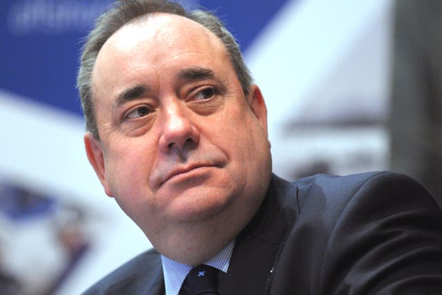 The Scottish First Minister Alex Salmond