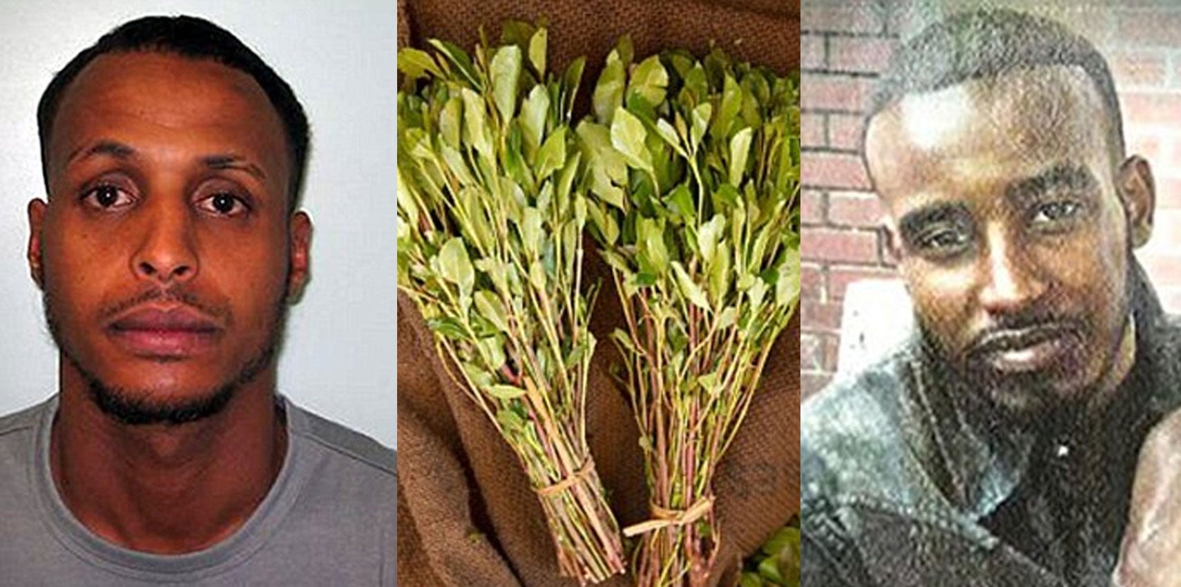 Anyle Adan (left) claimed that a combination of khat and a hangover had left him feeling paranoid on the day he murdered Hanad Osman (right)