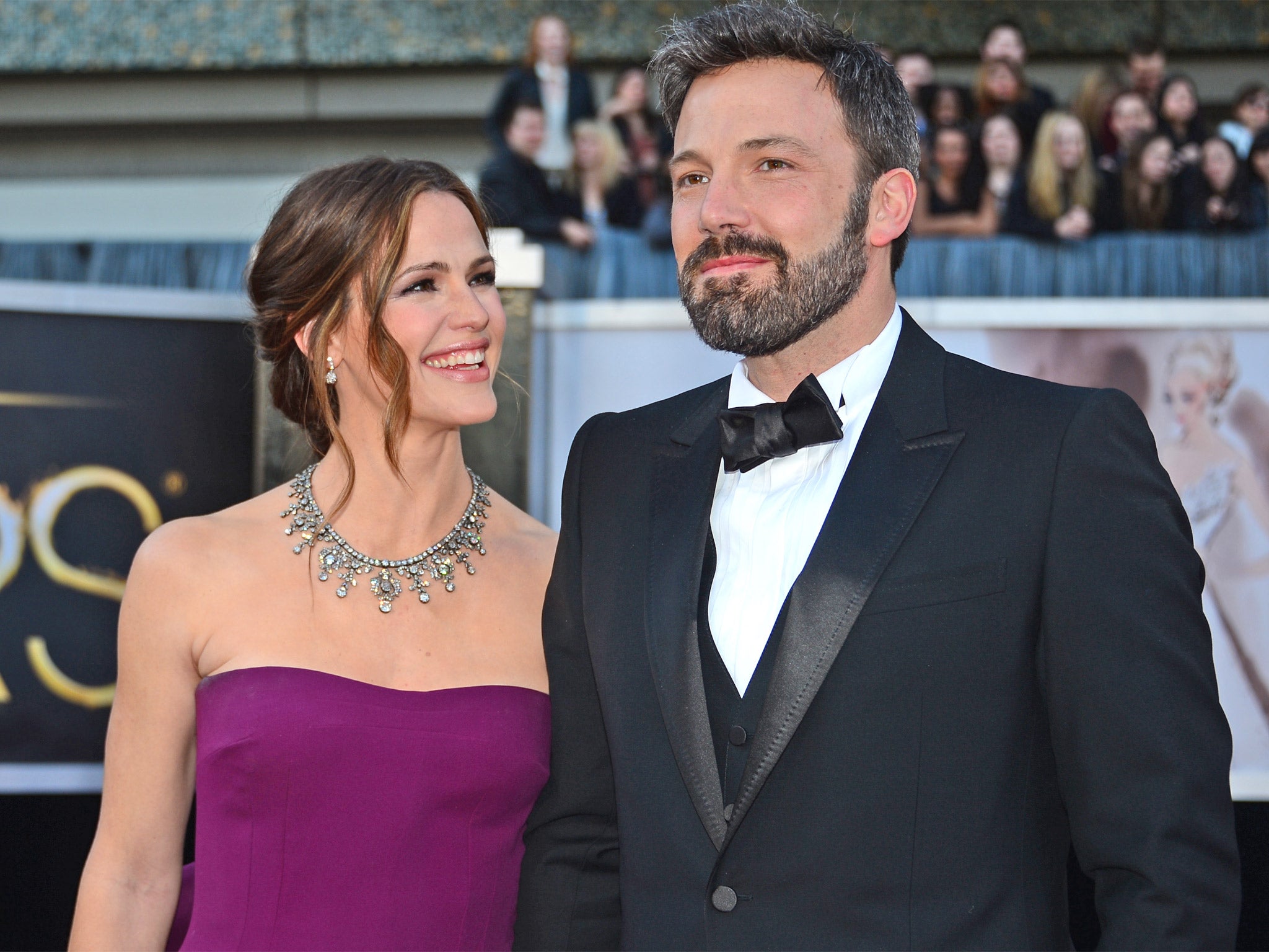 Ben Affleck with his wife Jennifer Garner